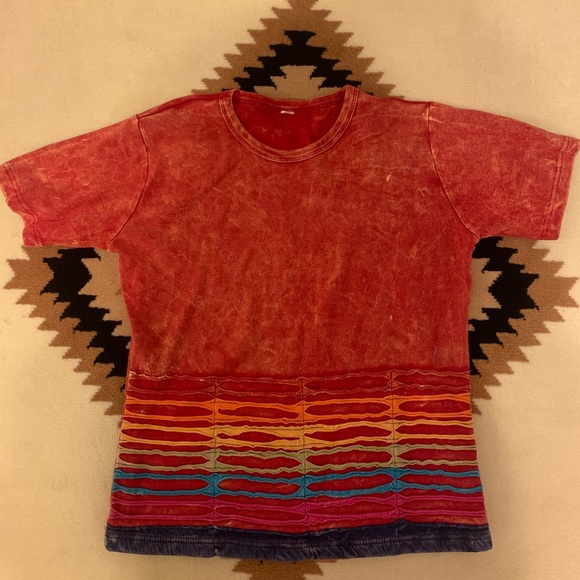 Boho bleached short sleeve - Picture 1 of 9